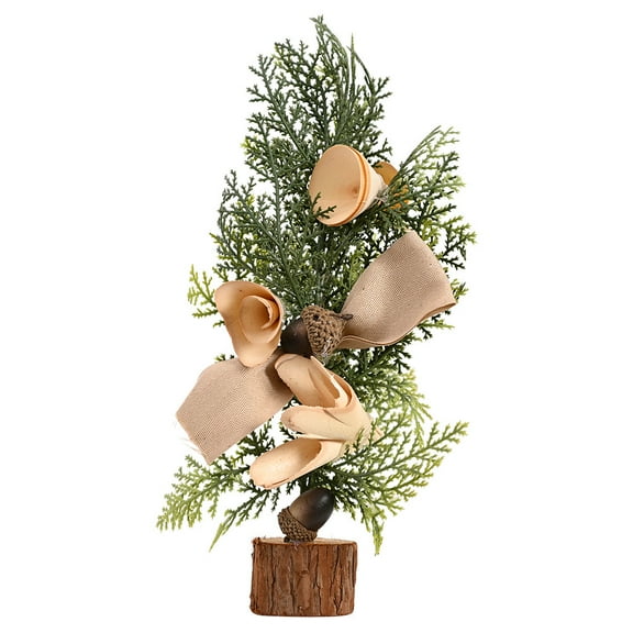 FFENYAN Desktop Decoration Mini Christmas Tree Merry Christmas Tree Bedroom Desk Decoration Toy Doll Gift Office Home Children