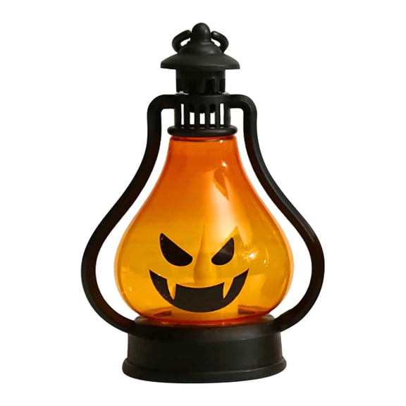 FFENYAN Gift Halloween Decorations Children's Portable Lantern Bar Horror Atmosphere Arrangement Props Orange