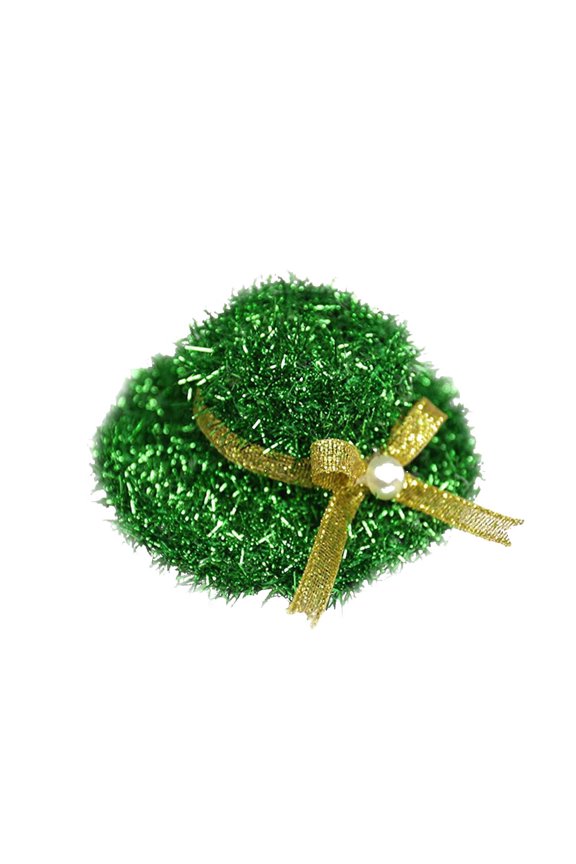 Gift Irish festival headdress St. Patrick's green top hat hairpin holiday decoration
