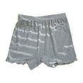thumbnail image 1 of FFENYAN Girls Summer Elastic Waist Safety Shorts Ruffle Hem Breathable Summer Elastic Waist Shorts 2-10 Years - Perfect for Everyday Wear or Outdoor Activities, 1 of 7