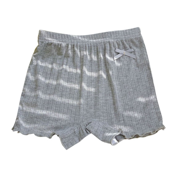 FFENYAN Girls Summer Elastic Waist Safety Shorts Ruffle Hem Breathable Summer Elastic Waist Shorts 2-10 Years - Perfect for Everyday Wear or Outdoor Activities