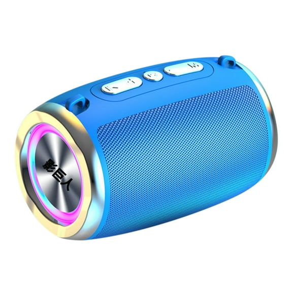 FFENYAN Intelligent Bluetooth Speaker Bluetooth Small Portable Speaker High Sound Quality High Volume Car Mounted Household Card Insertion Subwoofer
