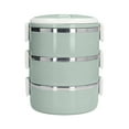 thumbnail image 1 of FFENYAN Multilayer Lunch Box Stainless Steel Lunch Box Fresh keeping Box Multi layer Plastic Student Insulation Lunch Box, 1 of 5