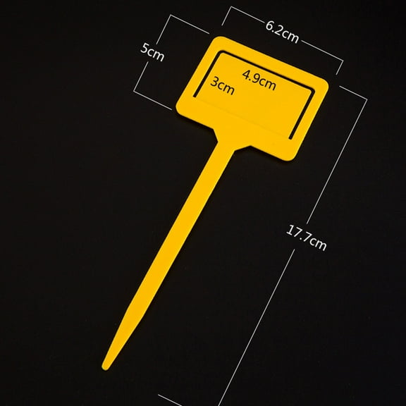 Dengmore Plant Spring T Type Plant Labels Plastic Plant Tags Nursery Garden Labels