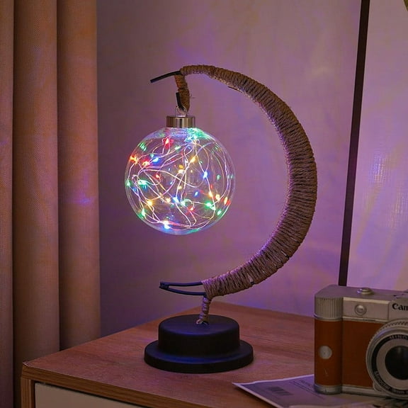FFENYAN Ramadan Star Moon Table Lamp Hanging Lamp Night Light The Lunar Lamp LED Lamp Kids Night Light Galaxy Lamp Remembrance Gift For Home Decorations