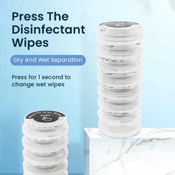 FFENYAN Soft Towels 50pc Hand s Hand WipesCompressed Towel Face Towel Disposable Press Wet Towel Contains 300ml