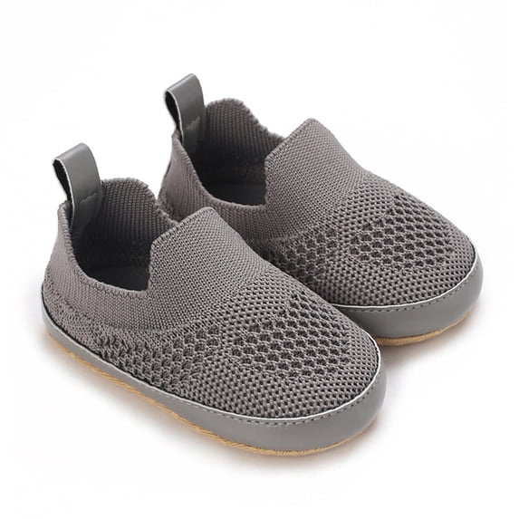 FFENYAN Spring Summer Comfortable Breathable Mesh All-Closed Baby Walking Shoes - Lightweight and Supportive Footwear for Infants Taking Their First Steps for6-12 Months