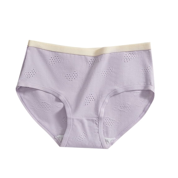 FFENYAN Teen Girls Cotton Mid-Rise Panties Antibacterial Breathable with Elastic Waist for Girls 9-16 Years - Perfect for School Everyday Wear