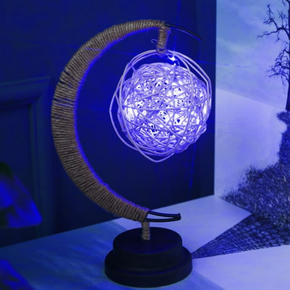 FFENYAN Warm Small Night Light Unique Design LED Decorative Light Star Moon Light Wrought Iron Night Light