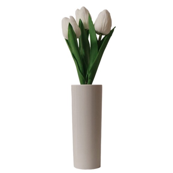 FFENYAN Warm Small Night Light Unique Design Tulips Lamp Lights Desk Lamp Led Simulation Tulips Night Light With Vase Table Lamp Ornaments For Home Living Room Desktop Decor For Home Decor