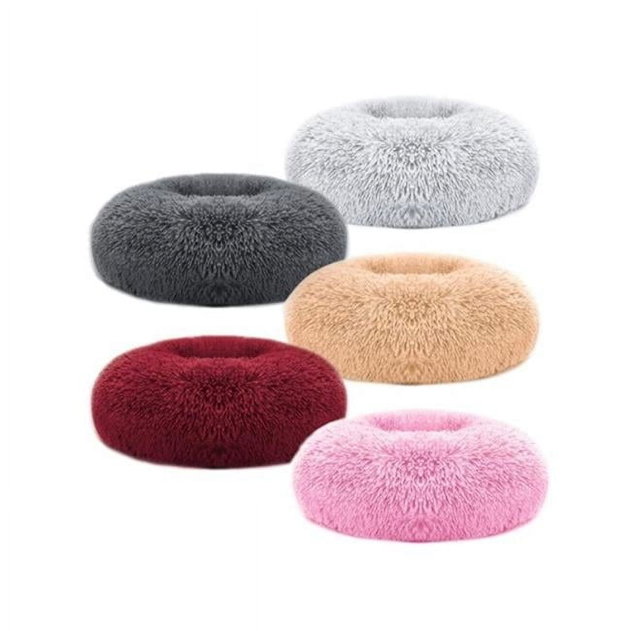 FFF-Brown-L-GPCT2120 Soft Warm Fleece Puppy Cat Bed Dog Cozy Nest Sofa Dog Bed, Brown - Large