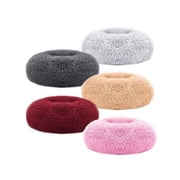 FFF-Brown-L-GPCT2120 Soft Warm Fleece Puppy Cat Bed Dog Cozy Nest Sofa Dog Bed, Brown - Large