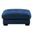 thumbnail image 1 of FFH Ottoman for Sectional Sofa, Cloud Footrest for Couch, Velvet Dark Blue, 1 of 5