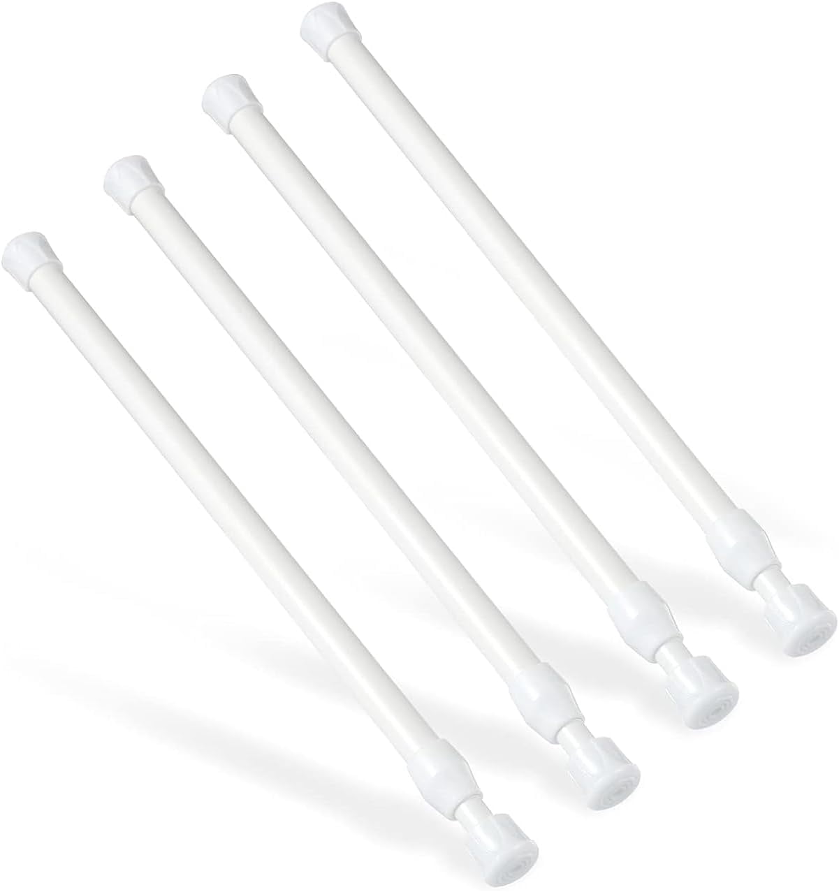 FFHAAD-4 Pcs Tension Rod, Short Tension Rod, No Drilling Small Tension ...