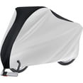 thumbnail image 1 of FFORCE Bicycle Cover for 1 Bike Outdoor Waterproof Bicycle Cover Rain, Sun, UV Protection Dustproof, Windproof With Lock Hole Suitable Silver & Black, 1 of 7