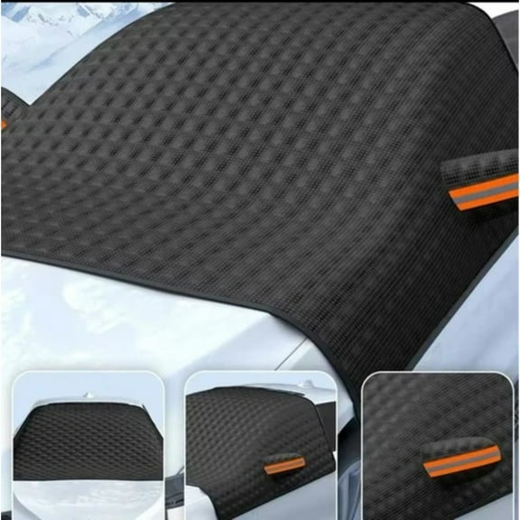 FFORCE Car Windshield Cover Protector Winter Snow Ice Rain Dust Frost Guard Sun Shade UV Protection Anti-Freeze All-Weather Shield