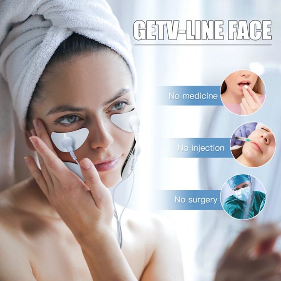 FFORCE Facial Body EMS Muscle Stimulator Electrode Face Beauty Cheek Slimming Massager for Skin Tightening and Facial Lifting