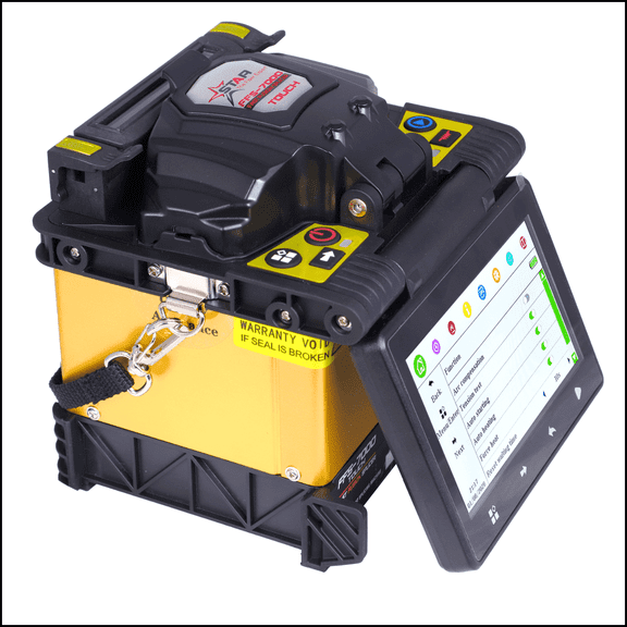 FFS-7000 Optical Fiber Fusion Splicer With LCD Bright Touch Screen, PAS Core Fiber Alignment, Lithium-Li-Ion Battery