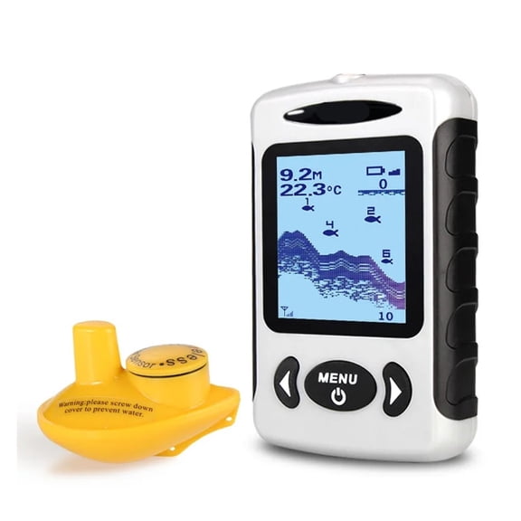 FFW718& FFW718LA Wireless Portable Fish Finder 45M/135FT Sonar Depth Sounder Alarm River Lake Waterproof Underwater Fish Finder