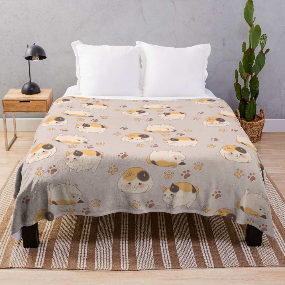 FFXIV Fat Cats Throw Blanket UltraSoft Micro Fleece weighted blanket