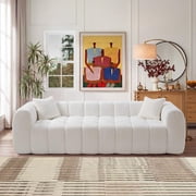 FFZ 102.7 inch Oversized Marshmallow Cloud Sofa, White