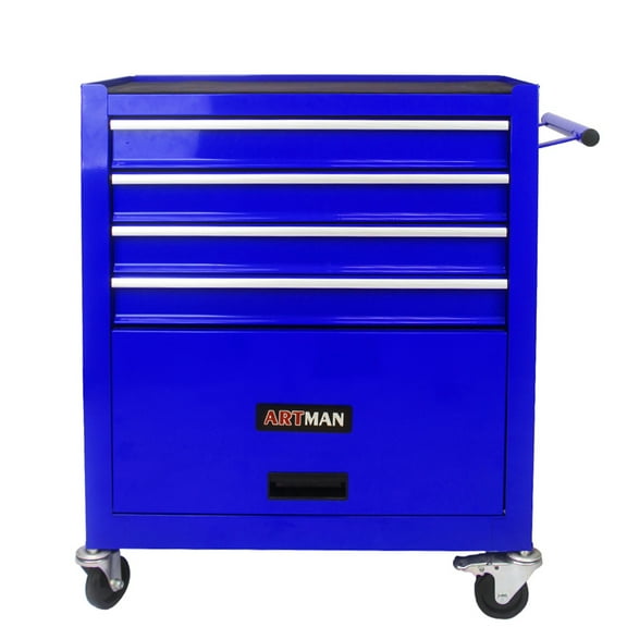 FFZ 4-Drawer Multifunctional Tool Cart With Wheels Blue