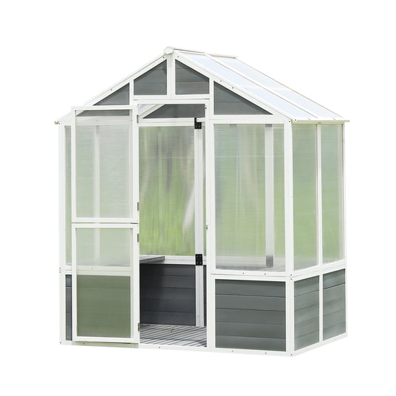 FFZ Greenhouse, Grow House With Front Entry Door