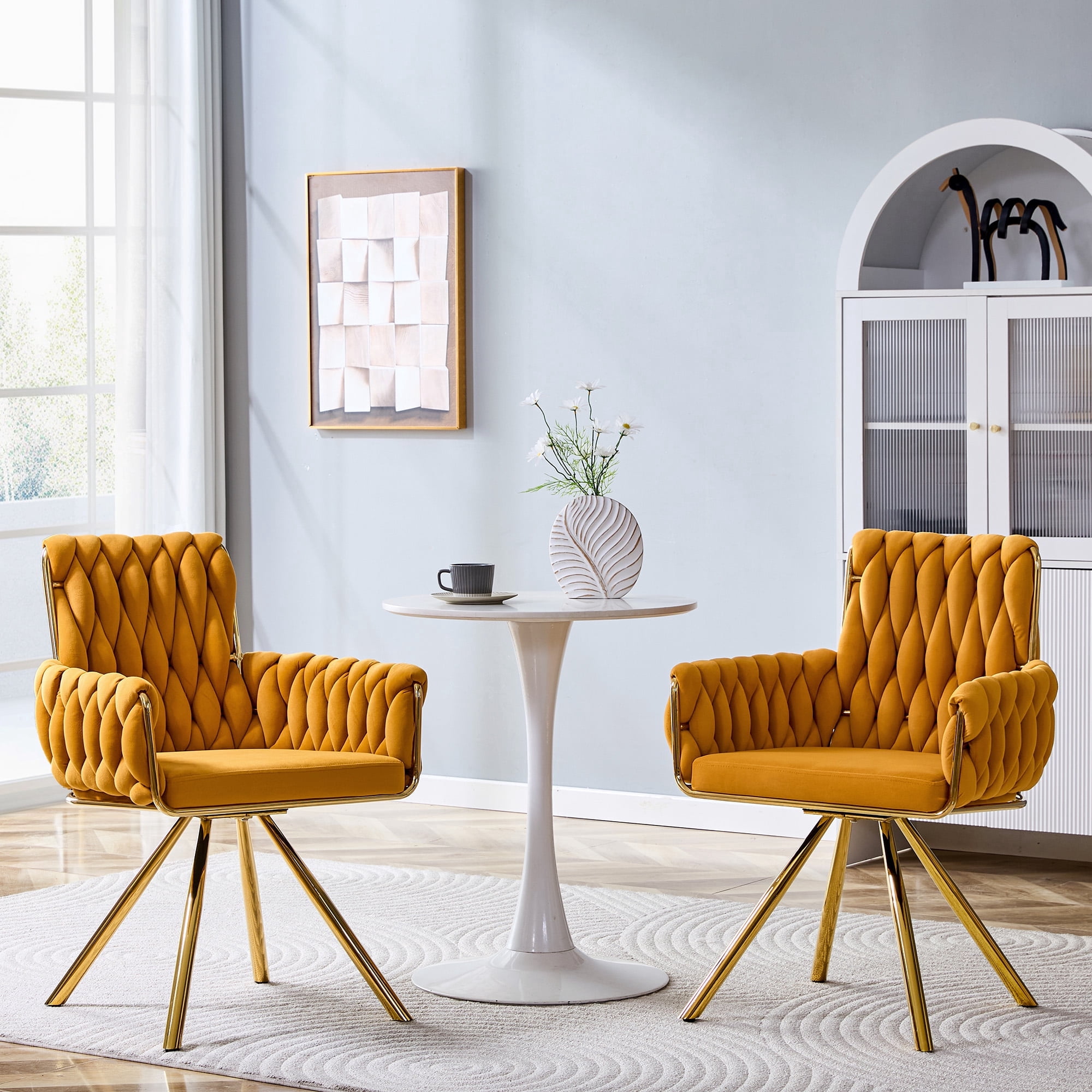 Gold Wire Chairs for Home Decor Stylish Dining and Accent Seating