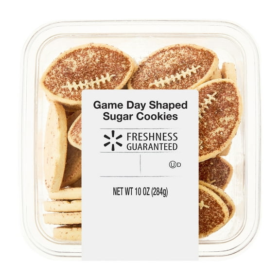 Freshness Guaranteed Game Day Shaped Sugar Cookies 12 Count, 10oz (Baked, Shelf Stable)