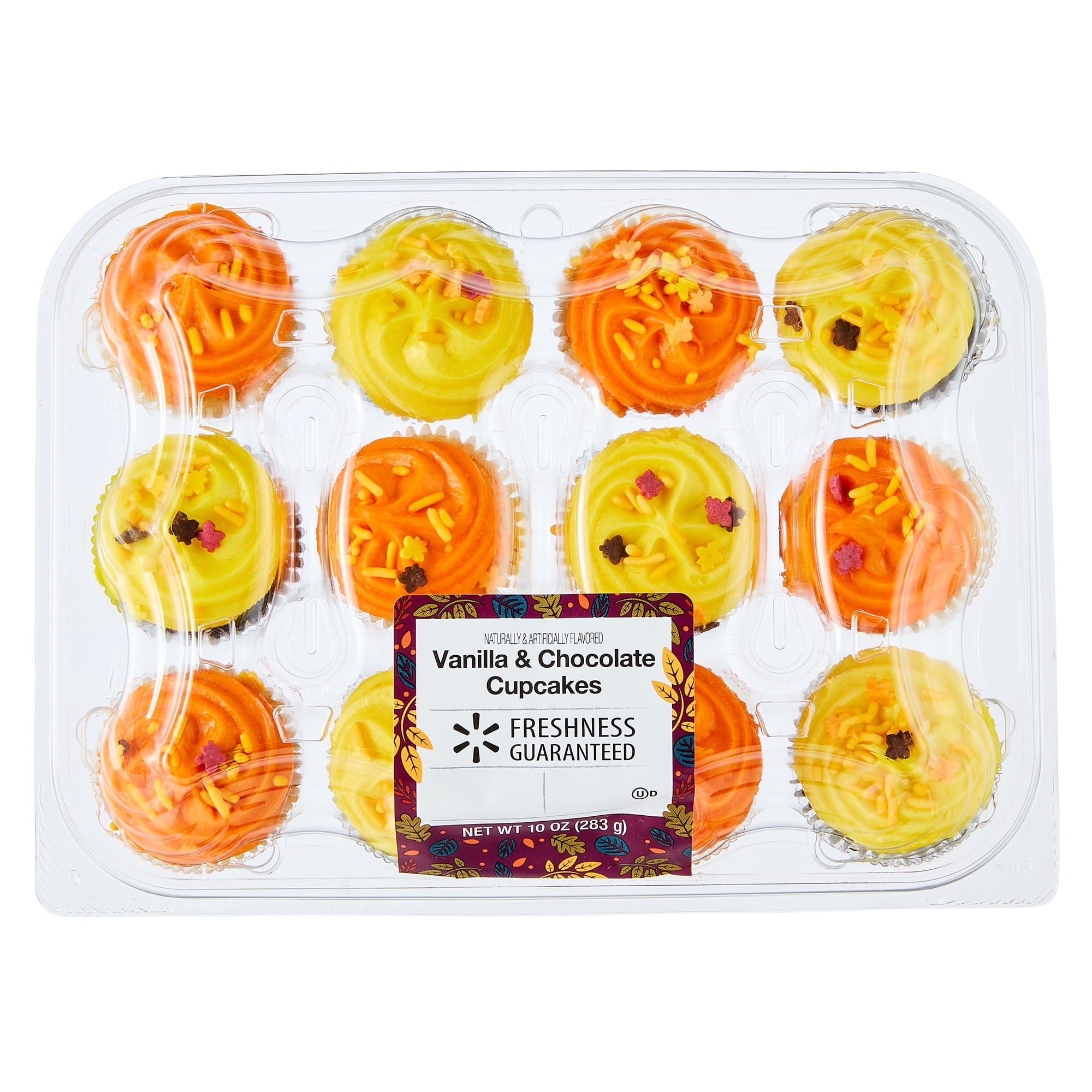 Freshness Guaranteed Harvest Vanilla and Chocolate Cupcakes, 10 oz, 12 Count