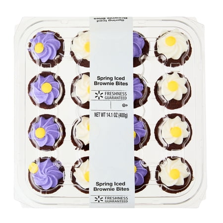 Freshness Guaranteed Spring Iced Brownie Bites, 14.1 oz, 16 Count