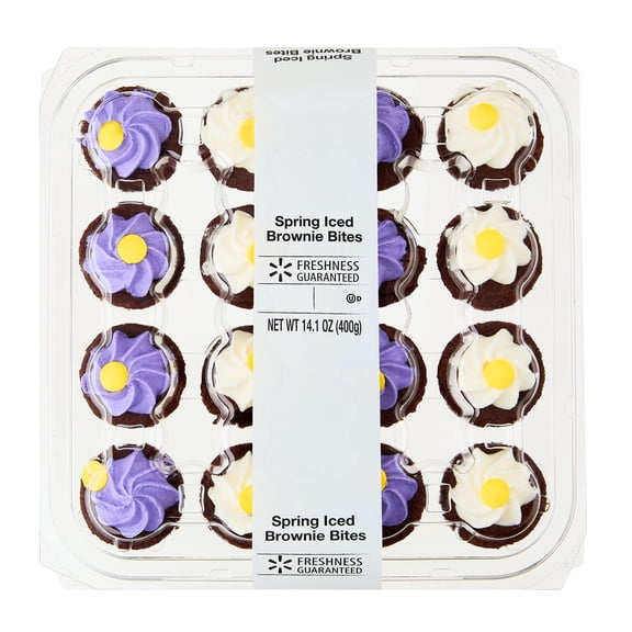 Freshness Guaranteed Spring Iced Brownie Bites, 14.1 oz, 16 Count