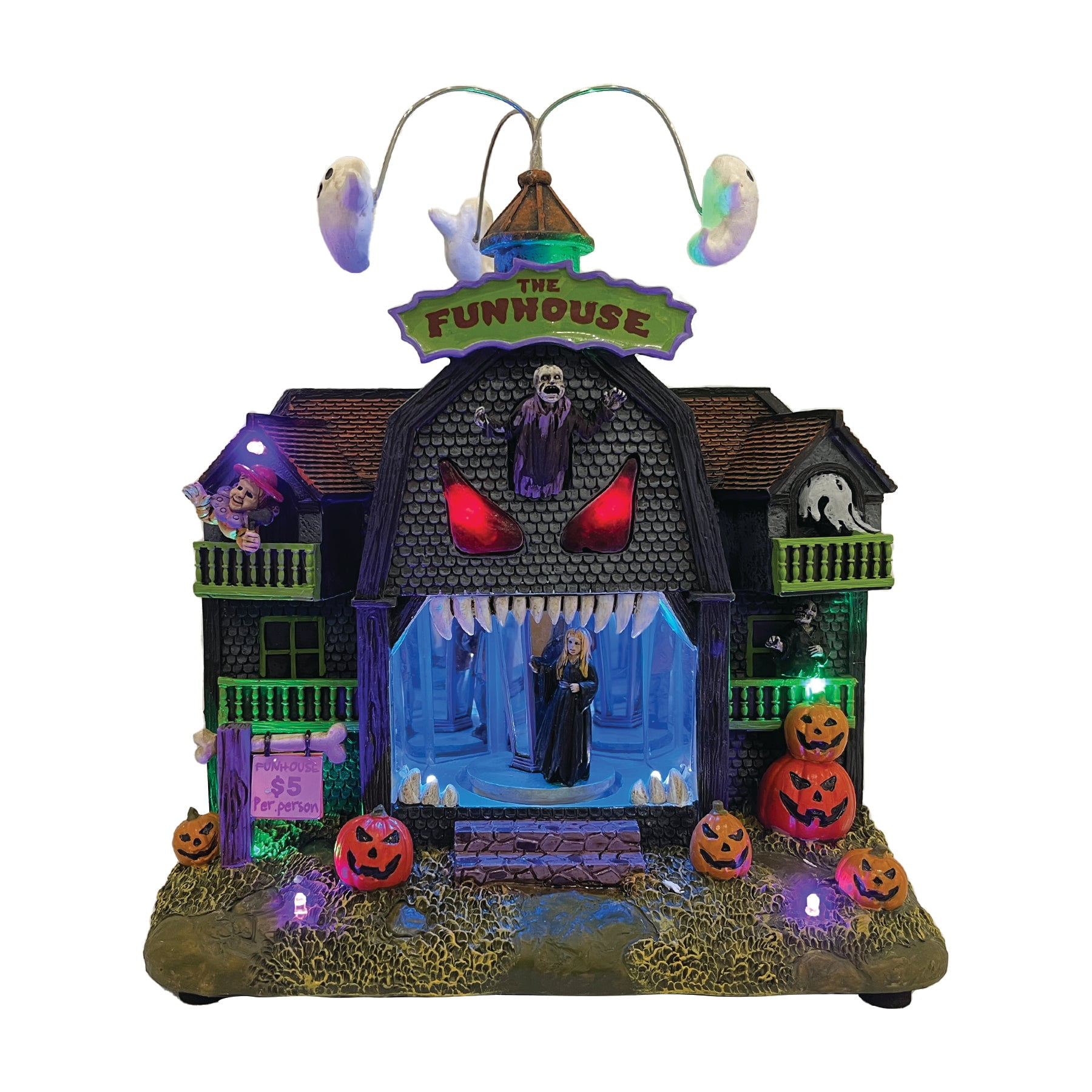 FG Square Animated Haunted Halloween Village | Spooky Town ...