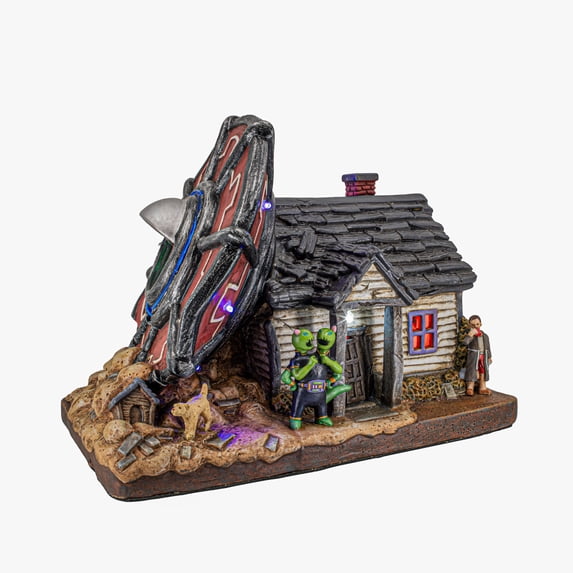 FG Square No Landing Zone Alien Halloween Village