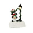 thumbnail image 1 of FG Square Snowman Stack Streetlamp Accessories Figurines | Christmas Village House Collection for Christmas Decorations and Gift | Multicolor with LED Lights, 1 of 6