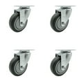 thumbnail image 1 of FG25656 Rubbermaid Cube Utility Truck Quiet Replacement Swivel Caster – Set of 4, 1 of 2