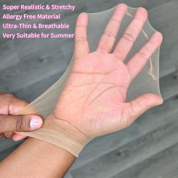 FGERFE-20 Pieces Women HD Wig Cap for Lace Front Wig Bald Cap