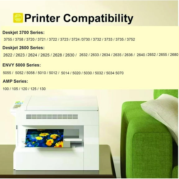 FGERFE-65XL Ink Cartridge Replacement for HP 65 XL (2X Black) High-Yield Ink- Compatible: Envy 5055 5052 5058 DeskJet 3755 2655 3720 3722 3723 3752 3758 2652 262