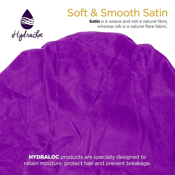 FGERFE-Argan & Black Castor Treatment Caps Satin Sleep Cap Bonnet Hair Accessories Shower Caps for Women Reusable Waterproof Super Jumbo (Purple)