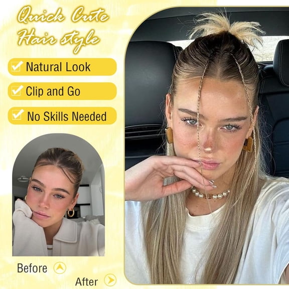 FGERFE-Blonde Messy Bun Hair Piece Clip-On Feather Claw Clip in Hair Piece for Women Hair Clips 2025 New Hgyugrf Messy Bun Synthetic Ponytail Extentions for Daily Use(Blonde)