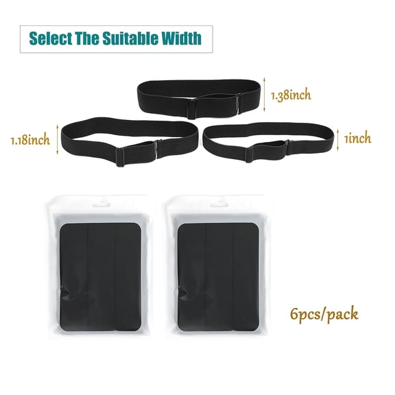 FGERFE-Lace Melting Band, Adjustable Elastic Band For Wigs, Edge Wrap, Lace Front Melt Laying Strap, Wig Accessories (1inch * 6pcs)