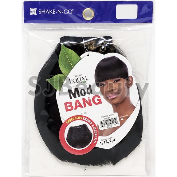 FGERFE-MOD BANG (1B Off Black) - Freetress Synthetic Clip-In Hair Piece
