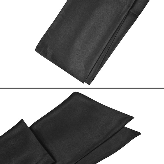 FGERFE-Wig Grip Band Soft Satin Scarf Fashion Headbands for Lace Frontal Wigs Fixing Makeup Sports Yoga Facial (2 Pcs, Black+Pink)