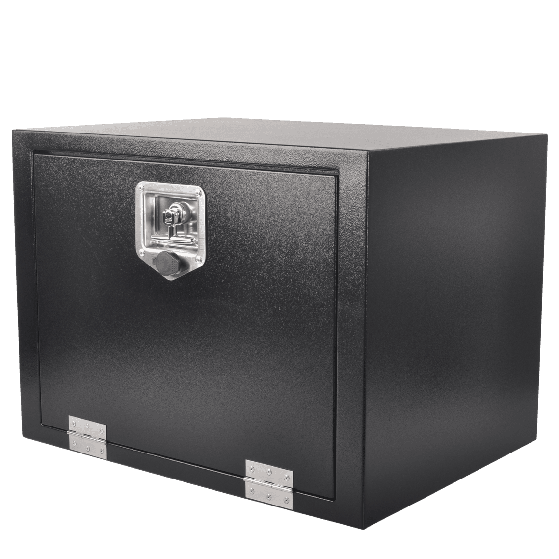 FGJQEFG 24 Inch Steel Truck Tool Box Trailer Underbody Toolbox 24 x 18 x 18 Black