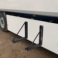 thumbnail image 1 of FGJQEFG 24 x 24 Inch Welded Structural Steel Mounting Brackets Set of 2 for Truck Bed Tool Box, 1 of 8