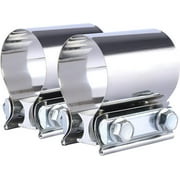 FGJQEFG MT014005, Stainless Steel 3" Butt Joint Exhaust Clamp