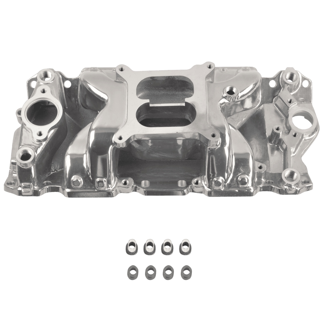 FGJQEFG Airgap Intake Manifold High Rise Dual Plane Compatible with SBC ...