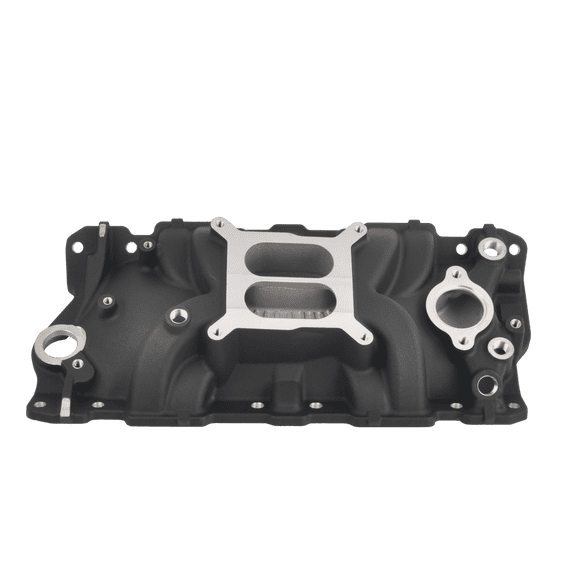 FGJQEFG Aluminum Intake Manifold Dual Plane for Chevy SBC 305 350 383 ...