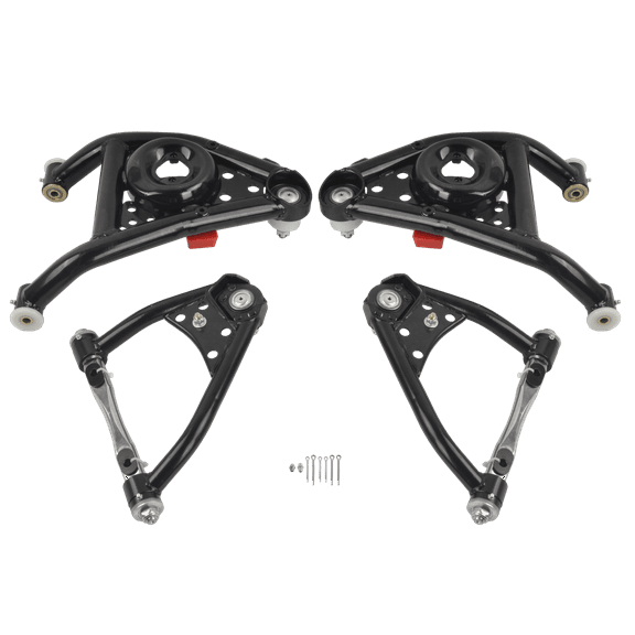 FGJQEFG Front Upper and Lower Tube Control Arm Set for 67 68 69 Camaro Firebird 68-74 Chevy Nova