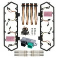 thumbnail image 1 of FGJQEFG Injector Glow Plug Harnesses + Valve Cover Gaskets + Relay Solenoid + Controller Compatible with 94-97 7.3L Ford Powerstroke Diesel, 1 of 9